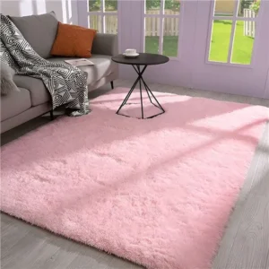Tapete 2,00x1,50 Peludo Felpudo Sala E Quarto Cores Cor Rosa Desenho Do Tecido Pelo Alto Casa Laura Enxovais Tapete Médio Para Sala
