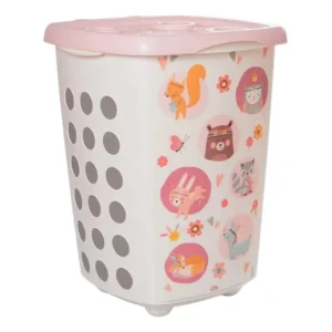 Cesto De Roupa Para Quarto De Menina Bebe Rosa