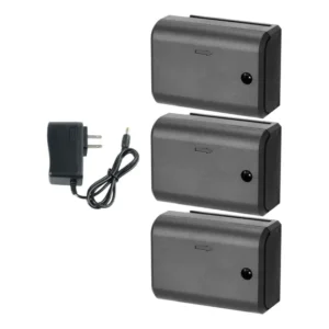 Kit 3 Baterias Para Nível A Laser 16 Linhas + 1 Carregador