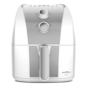 Air Fryer Britânia Baf52 Redstone 5,5l 1500w Antiaderente Branco 127v