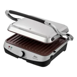 Grill Oster Sanduicheira Misteira Tostex Churrasqueira Elétrica Panini Ckstpa4881 Bioceramic