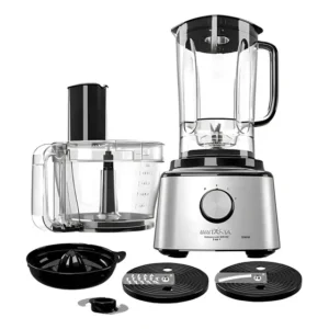 Multiprocessador 5 Em 1 Espremedor Turbo Inox Britania 1300w Prateado 110v