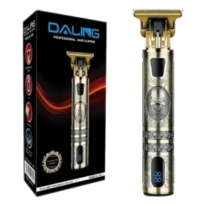 Maquina de Barbear Daling DL-1089 Cabelo e Pezinho Recarregável
