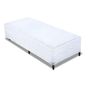 Cama Box Orthocrin Sommier Plus Branca Solteiro 88 Ciano