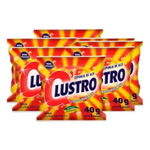 14 Pacote Lã De Aço Q Lustro Panelas Louças 8 Unidades