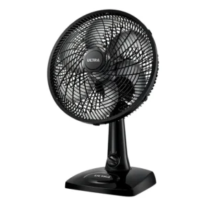 Ventilador De Mesa 30cm 6 Pas 3vel Ultra Vento Forte Mondial Estrutura Preto Pás Prata Diâmetro 30 cm Material das pás Plástico