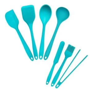 Kit De Utensílios De Silicone Verde Oikos 7 Peças