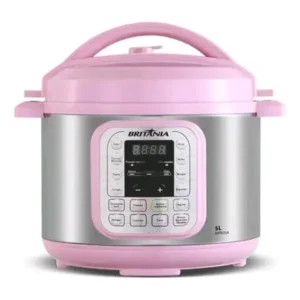 Panela De Pressão Rosa 5l Digital 11 Funções Bppe05 110v Rosa 127v 50hz/60hz