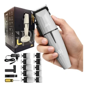 Máquina Cortar Cabelo Jrl Onyx Clipper Branca Gosth 110/220v