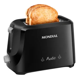 Tostador De Pães Mondial Pratic T-18 Preto/prata 700w 220v Preto 220v