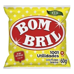Lã De Aço Bombril Esponja Kit Com 5 Pct Original Lava Louças