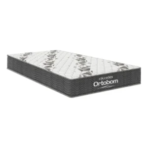 Colchão Espuma D33 One Face Ortobom Airtech 100 Solteiro 88 Cor Cinza