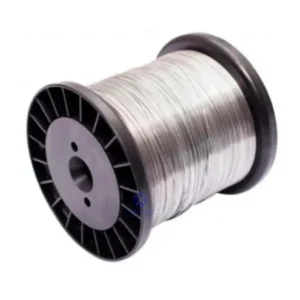 Bobina 100m Cabo De Aço Revestido Pvc 2,00mm Transparente Dourado