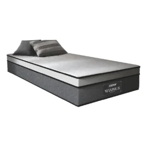 Gazin Maximus colchão solteiro molas ensacadas 120kg 88x188cm cor cinza branco
