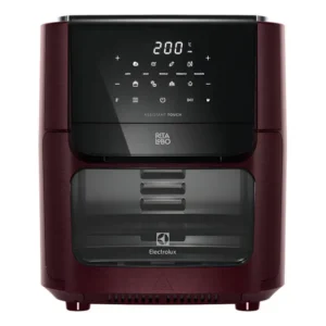 Fritadeira Elétrica Sem Óleo Air Fryer Oven Electrolux por Rita Lobo 12L Digital Vermelha Escura Experience 1700W (EAF86)