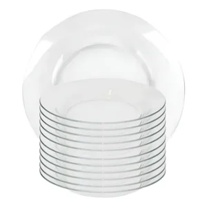 Kit 12 Pratos Sopa Vidro Nadir Figueiredo Linha Astral Redondo 22cm