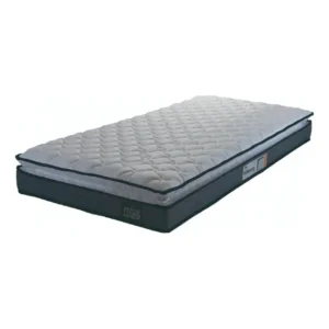 Colchão Solteiro Espuma D33 Cinza/branco Suporta 120kg Cor Cinza
