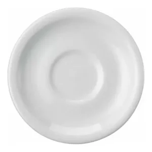 6 Pires 14cm P/xícara Chá Cilindrica/protel 2a Linha Schmidt Branco