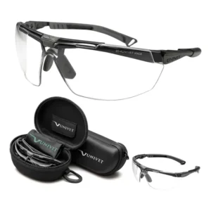 Óculos Proteção Balística Univet 5x1bk Kit Completo 3 Lentes