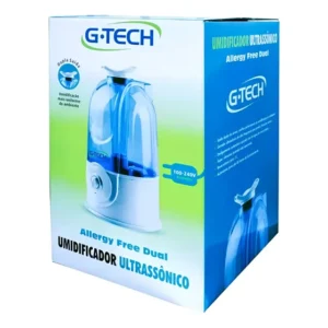 Umidificador Ultrassônico Allergy Free Dual 3l Bivolt Gtech Azul 127/220v