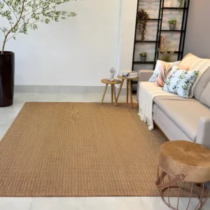 Tapete Sisal Versártil Contemporâneo 200x250 Elegante Comprimento 200 Cm Cor S-576 Terracota Largura 250 Cm