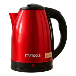 Chaleira Elétrica Inox 2L 220V Startools Vermelha Desligamento Automático