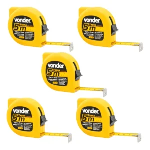 Kit 5 Trenas De Aço 5 M X 19 Mm - Vonder