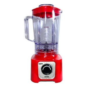 Liquidificador Arno Power Max Ln63 6 Lâminas Vermelho 1400w