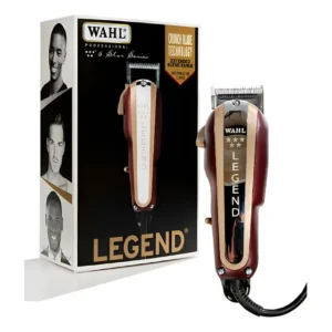 Máquina de cortar cabelo profissional Wahl Legend 5 Stars V9000 de uso intensivo especial para estética vermelha