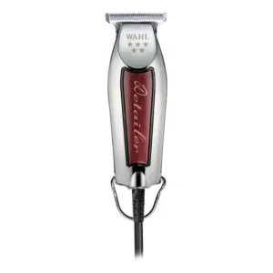 Máquina De Acabamento Wahl Detailer Cor Bordô/Prateado