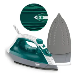 Ferro De Passar A Vapor Arno Steamgliss Fsgp Cor Verde 127v Branco/verde 127v