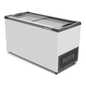 Freezer Horizontal Tampa Vidro 399lts 220v Nf40s Metalfrio 220v