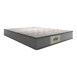 Colchão Casal Molas Gazin Flora Cinza/branco Cor Cinza