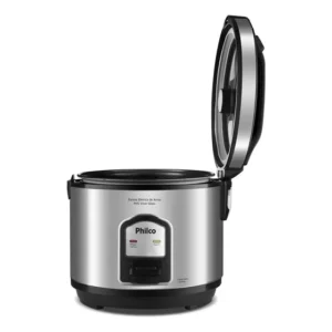 Panela De Arroz Visor Glass 10 Xícaras Ph10p Philco 127v Preto/prata 127v (Recondicionado)