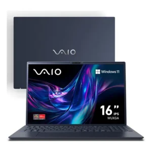 Notebook VAIO FE16 AMD Ryzen 5-5625U Windows 11 Home 16GB RAM 512GB SSD Wi-Fi 6 Tela 16” IPS Full HD WUXGA Cinza Grafite