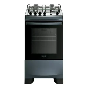 Fogão 4 Bocas Dako Supreme Mesa de Inox A Gás Titanium Bivolt