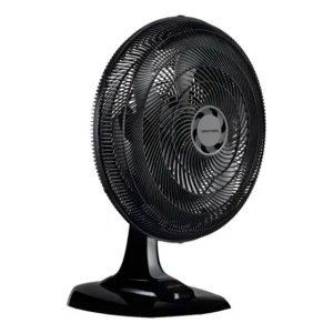 Ventilador De Mesa Ventisol Turbo 50cm Com 6 Pás Oscilante Preto