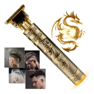 Máquina Trimmer Daling XSD-198 Dourado Corta Cabelo e Barba Sem Fio