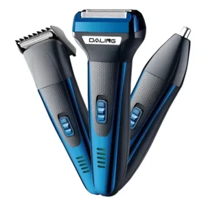 Maquina Cortador Cabelo Barbeador Pelos Nariz Orelha 3 Em 1 Preto 127/220v