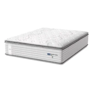 Colchão Casal Molas Guarda Costas Max Com Pillow 138x188x40cm Branco/Cinza Probel