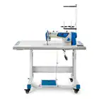 Máquina De Costura Reta Elgin Direct Drive Completa Com Mesa Azul 127v - Imagem 8