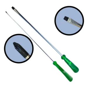 Kit Chave Fenda 3/8 E Philips 3/16 X 14 Pol Grande Cr-v Imã