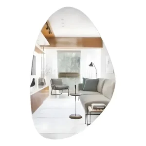 Espelho 80x60 Orgânico Lapidado Decoração Dupla Face