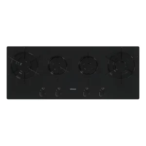 Cooktop Linear 4 Bocas Venax Arena Preto Gás Glp Preto 127/220v