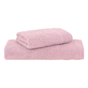 Jogo De Toalhas Buddemeyer Botanique Extra Soft 2 Cor Rosa