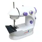 Mini Máquina De Costura Doméstica Portátil Compacta Bivolt Branco 127/220v - Imagem 9