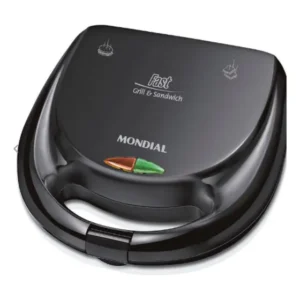 Sanduicheira Fast Grill Sandwich Mondial S12 750w Preto 127v Preto 127v