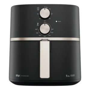 Fritadeira Elétrica Wap Air Fryer Grand Family 5,2l 1500w Cor Preto e Cinza