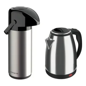 Kit Chaleira Elétrica 1,8l + Garrafa Térmica 1l Verona