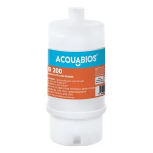 Refil Blindado Acquabios C/ Tripla Filtração Ab200 1005-0002 Cor Branco